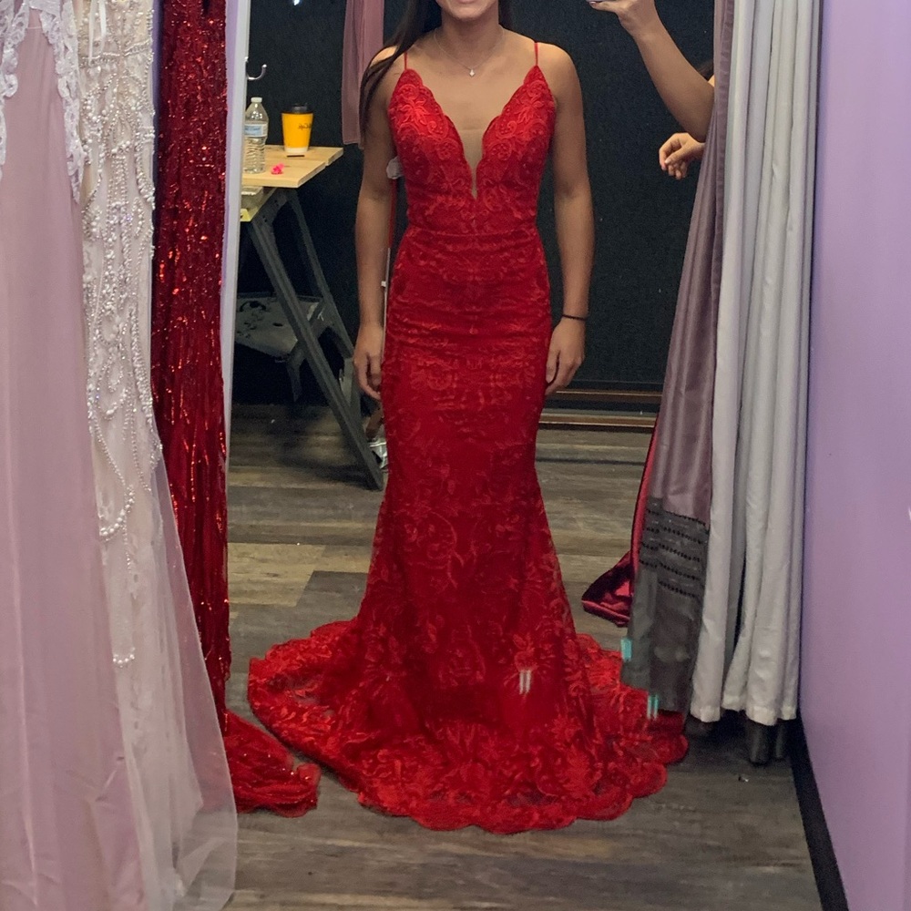 Red Long Prom Dress